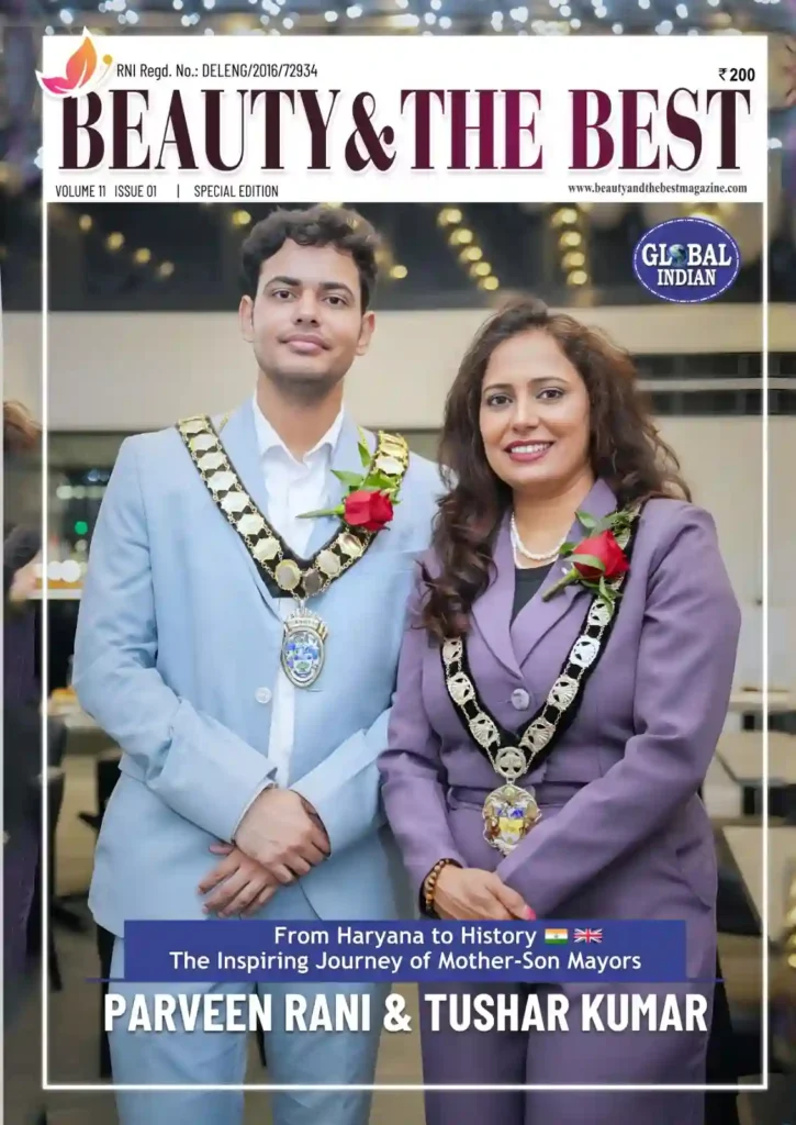 Parveen Rani and Tushar Kumar historic mother-son mayor duo in Hertsmere UK