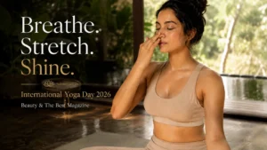 Breathe stretch shine message for International Yoga Day 2026 wellness article
