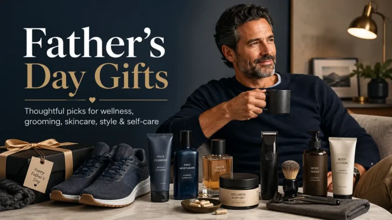 Father's Day Gifts for dad including grooming skincare fragrance wellness and style essentials