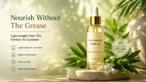 Lightweight hair oil