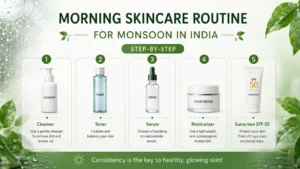 Monsoon skincare routine India