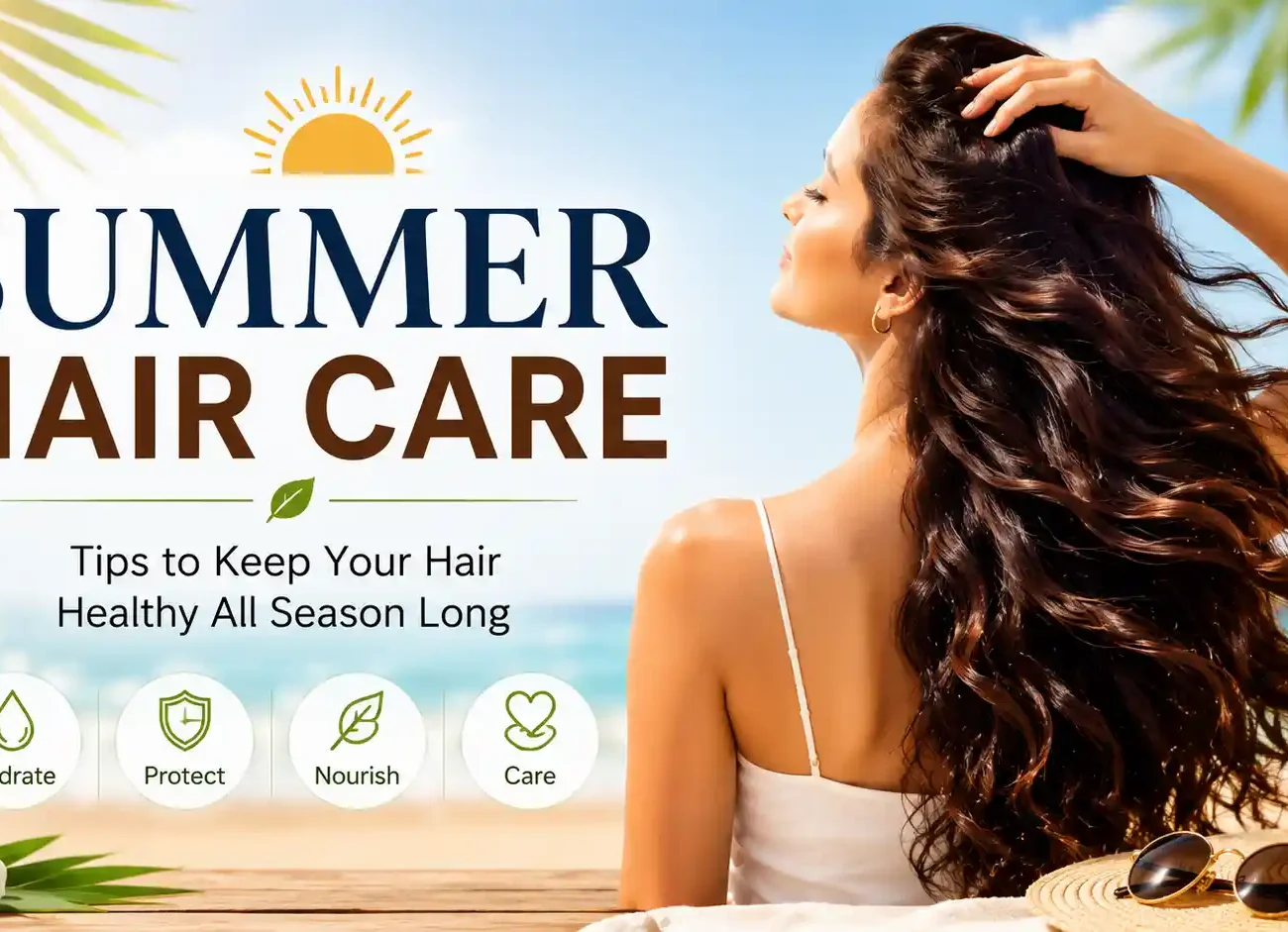 Summer hair care India routine for heat damage and frizz