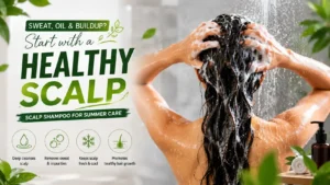 Summer scalp care India routine for sweat and oily scalp