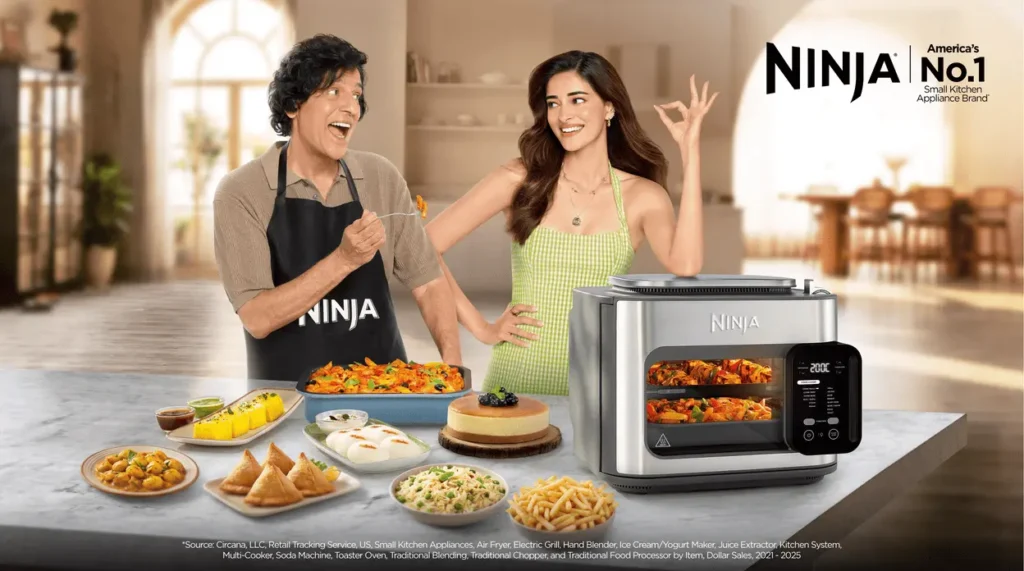 SharkNinja India Campaign featuring Ananya and Chunky Panday