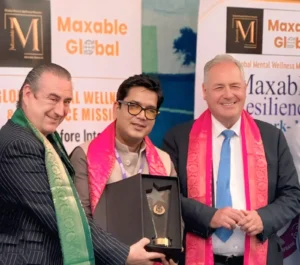 Acharya Vinod Kumar Ojha Honored at House of Commons receiving the Global Excellence in Spiritual Leadership & Community Wellbeing Award 2026