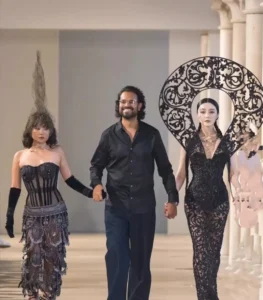 Rahul Mishra presenting his haute couture collection at Paris Haute Couture Week 2026.
