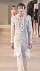 Rahul Mishra presenting his haute couture collection at Paris Haute Couture Week 2026.