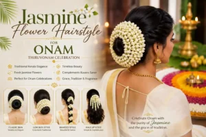 Onam Beauty Look 2026 checklist infographic