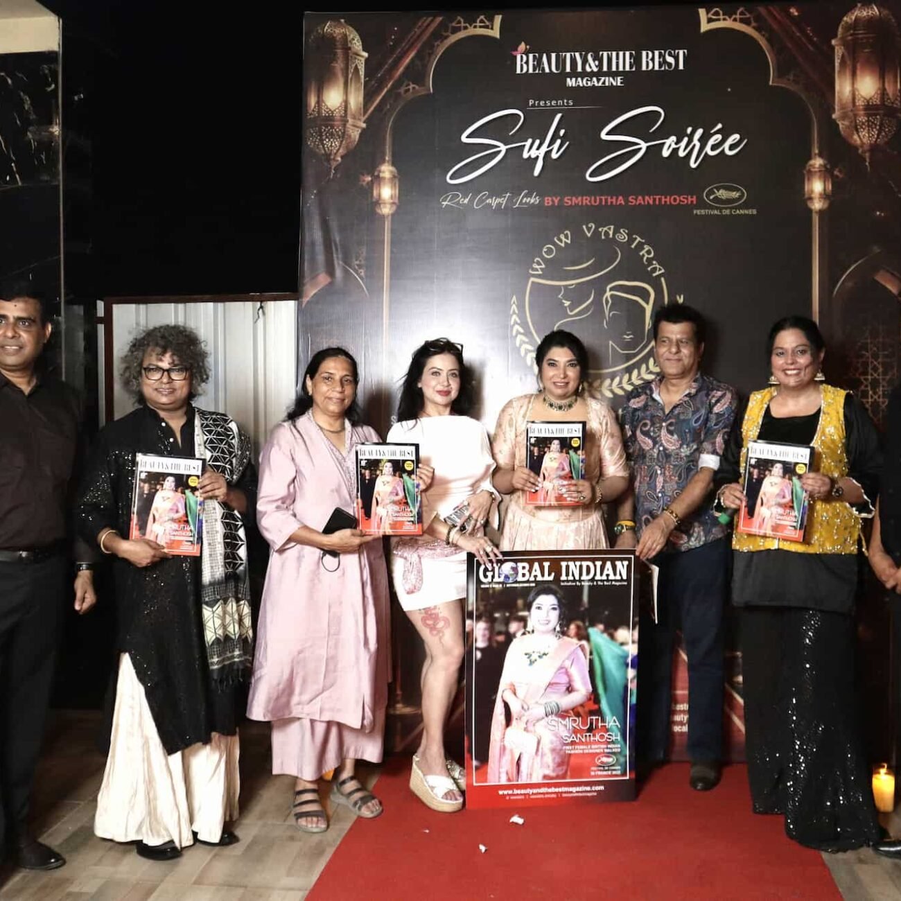 Smrutha Santhosh Shines at Sufi Soiree & Red Carpet Fashion Walk 2026 in Delhi by Beauty And The Best Magazine