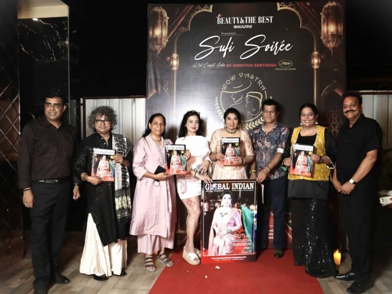 Smrutha Santhosh Shines at Sufi Soiree & Red Carpet Fashion Walk 2026 in Delhi by Beauty And The Best Magazine