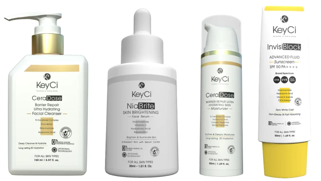 KeyCi Skincare Products for a festive Diwali skincare routine