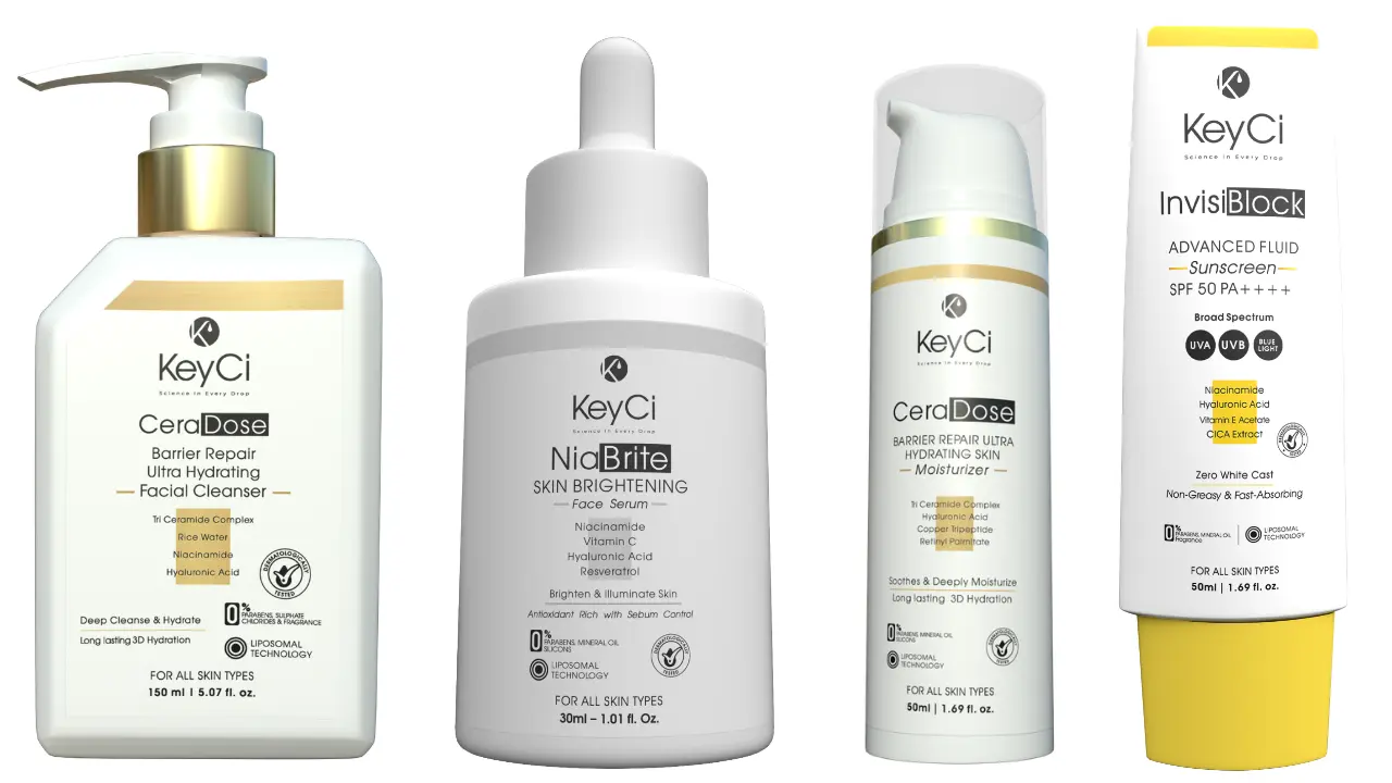 KeyCi Skincare Products for a festive Diwali skincare routine