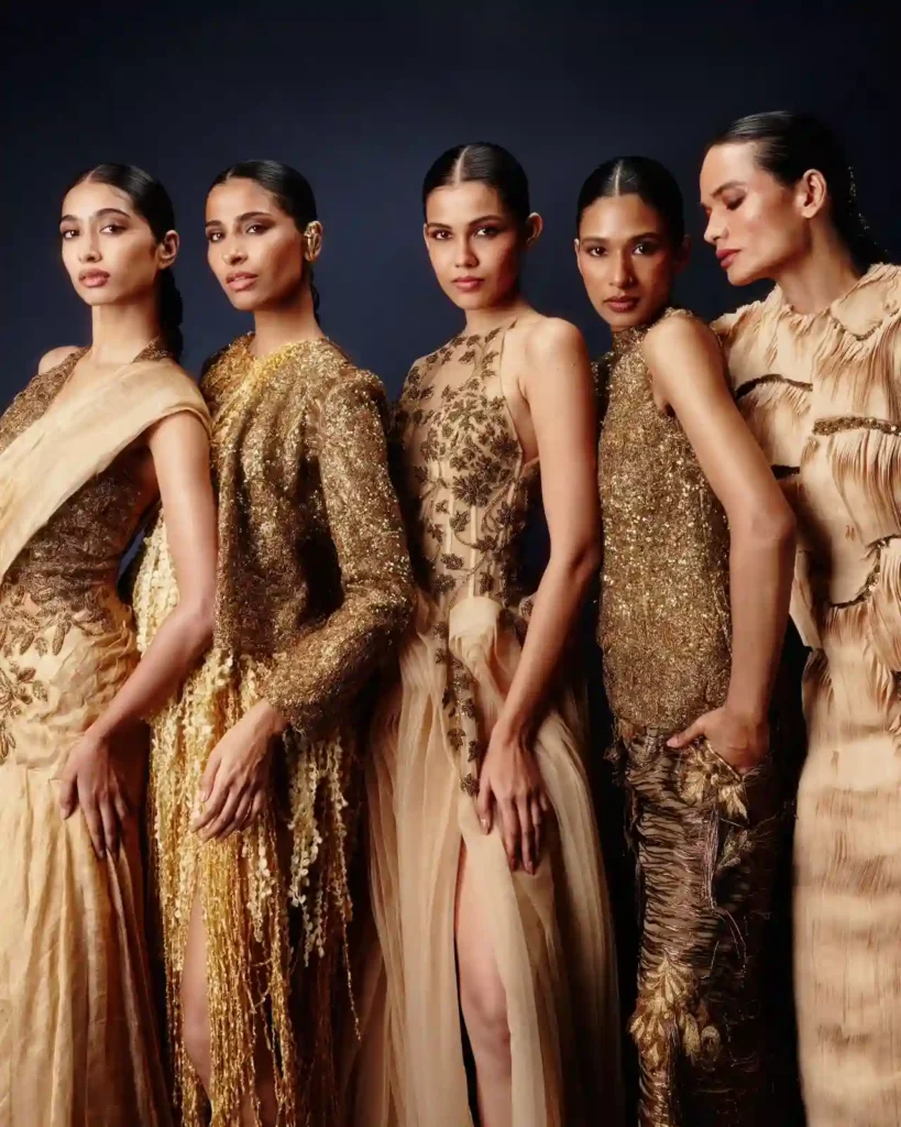 Samant Chauhan Jaisalmer Collection 2026 featuring Bhagalpur silk at Lakmé Fashion Week in partnership with FDCI